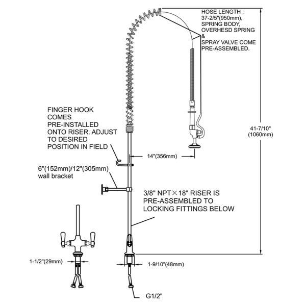 Pre-rinse Faucet