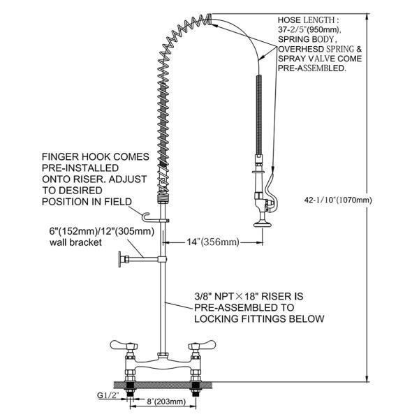 Pre-rinse Faucet