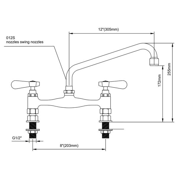 Deck-mounted Faucet