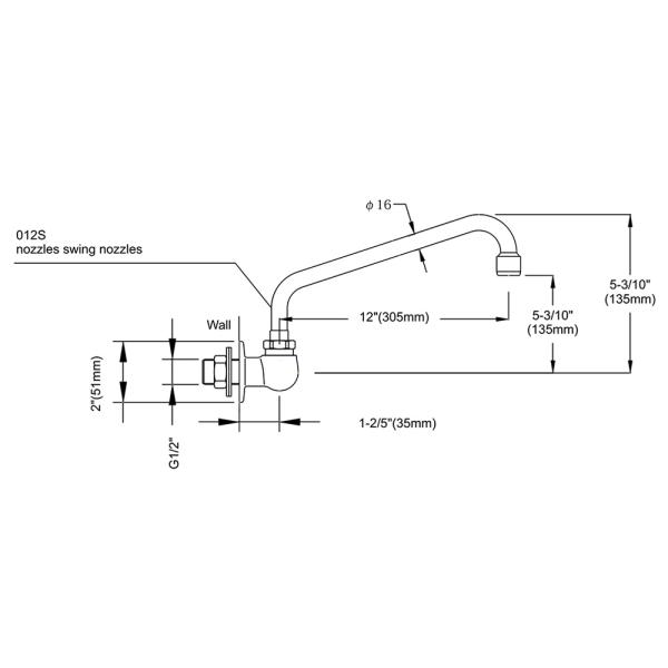 Wall-mounted Faucet