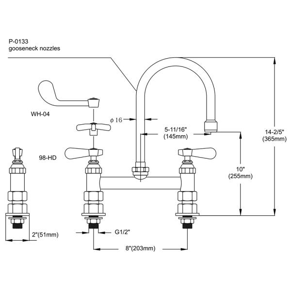 Double Pantry Faucet