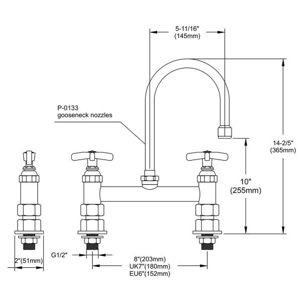 Double Pantry Faucet