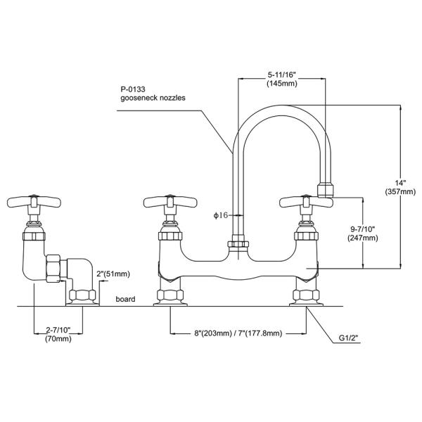 Double Pantry Faucet