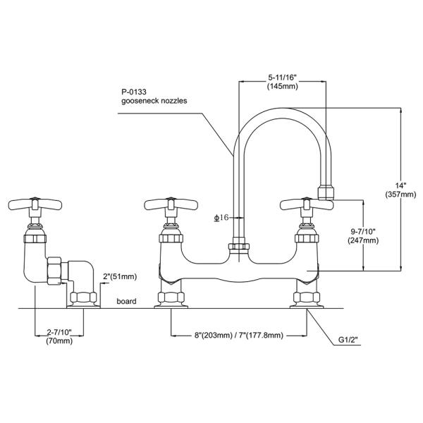 Double Pantry Faucet