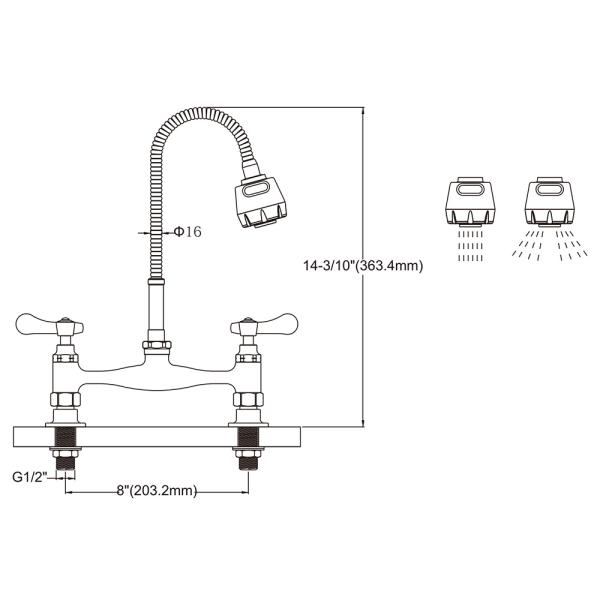 Deck-mounted Faucet