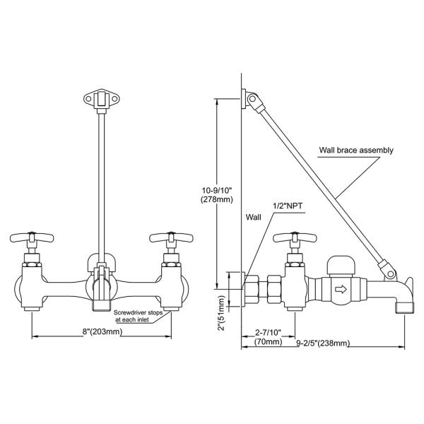 Service Sink Faucet