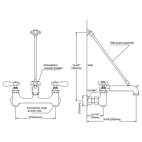 Service Sink Faucet