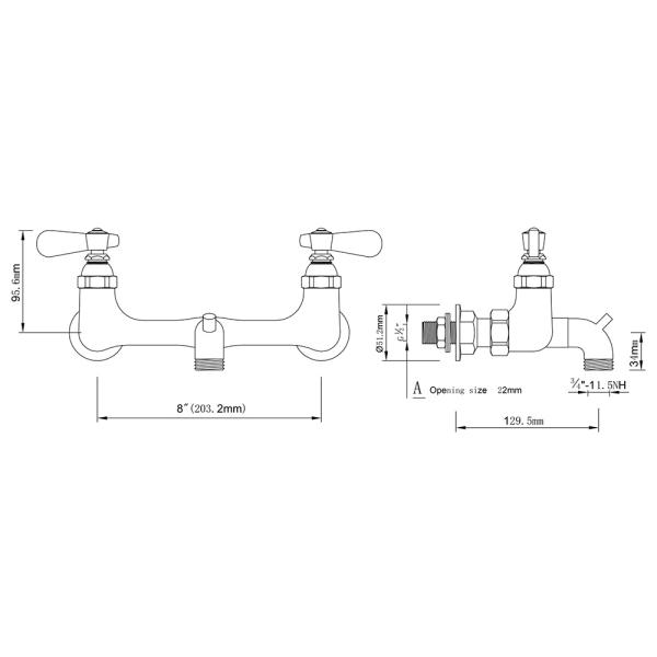 Service Sink Faucet