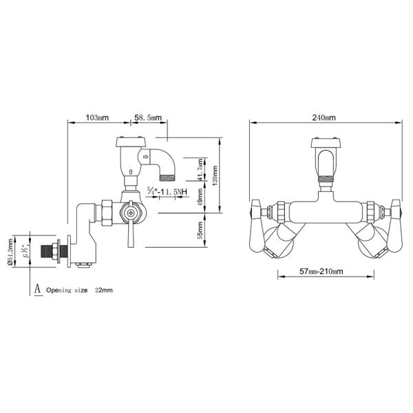 Service Sink Faucet