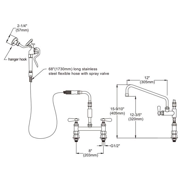 Deck-mounted Faucet