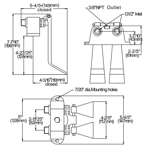 Formed Foot Valve