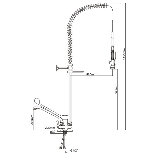 Pre-rinse Faucet