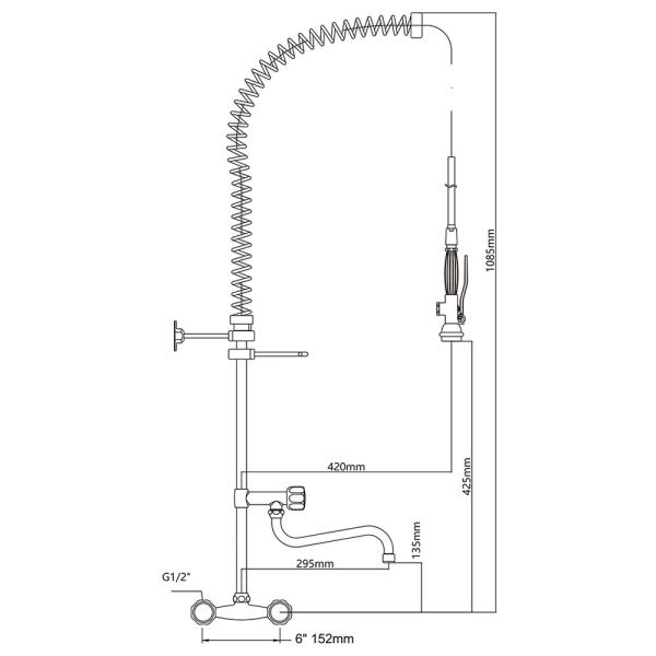 Pre-rinse Faucet