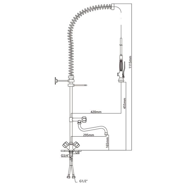 Pre-rinse Faucet