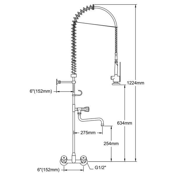 Pre-rinse Faucet