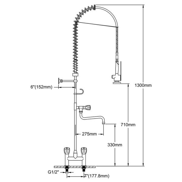 Pre-rinse Faucet