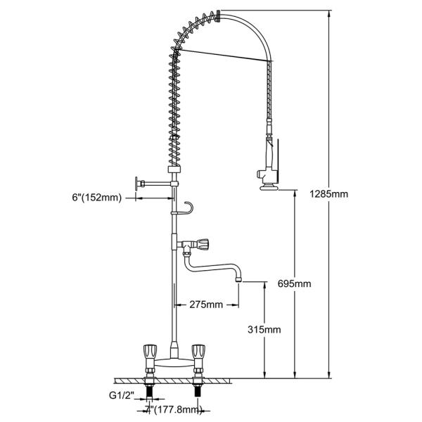 Pre-rinse Faucet