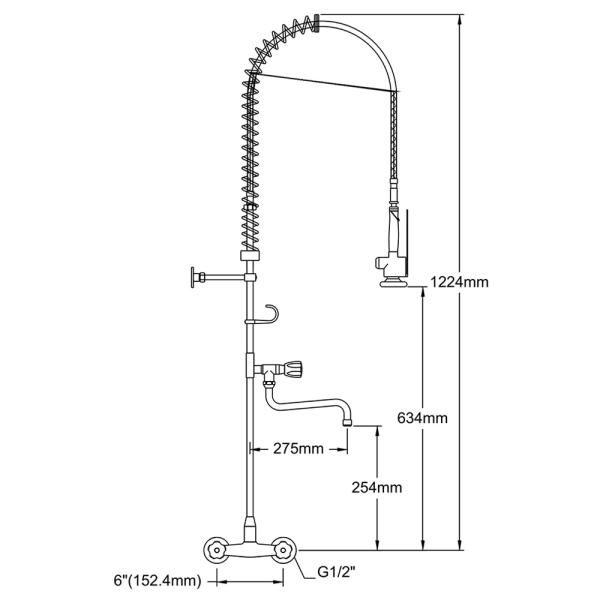 Pre-rinse Faucet