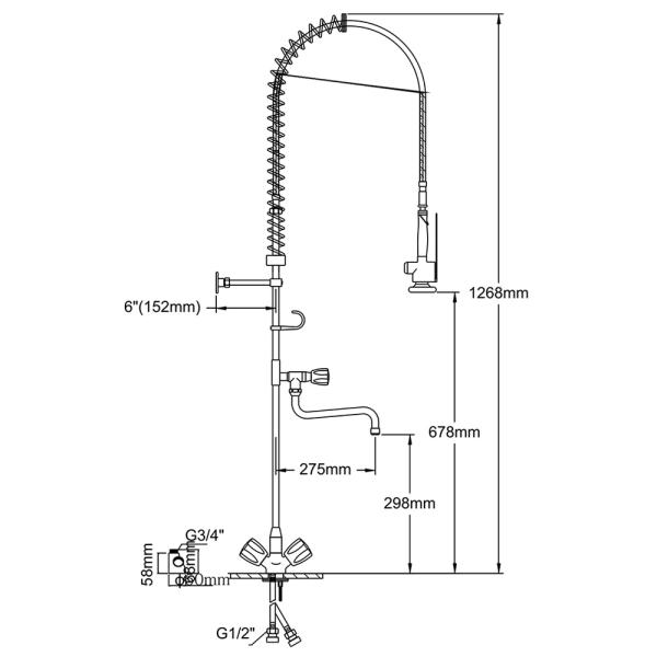 Pre-rinse Faucet