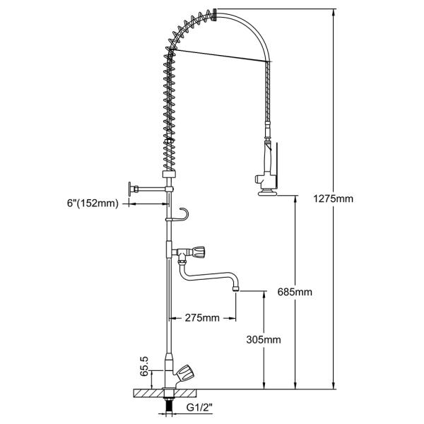 Pre-rinse Faucet