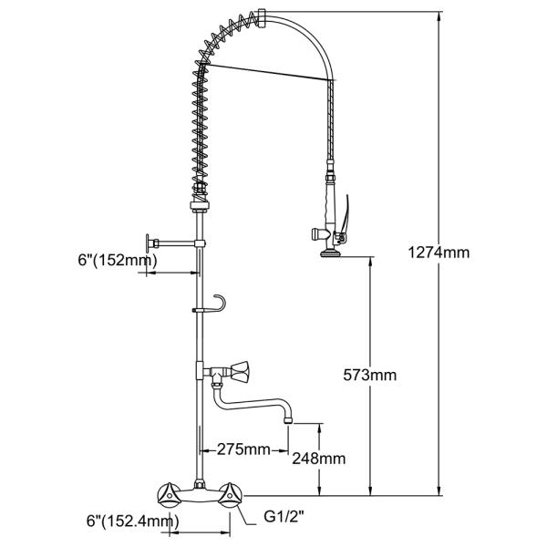 Pre-rinse Faucet