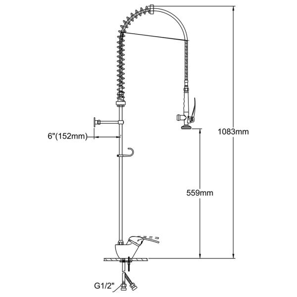 Pre-rinse Faucet