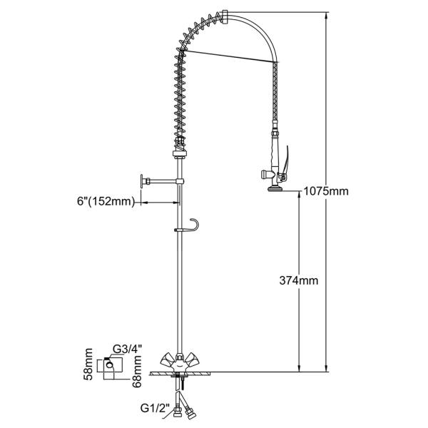 Pre-rinse Faucet