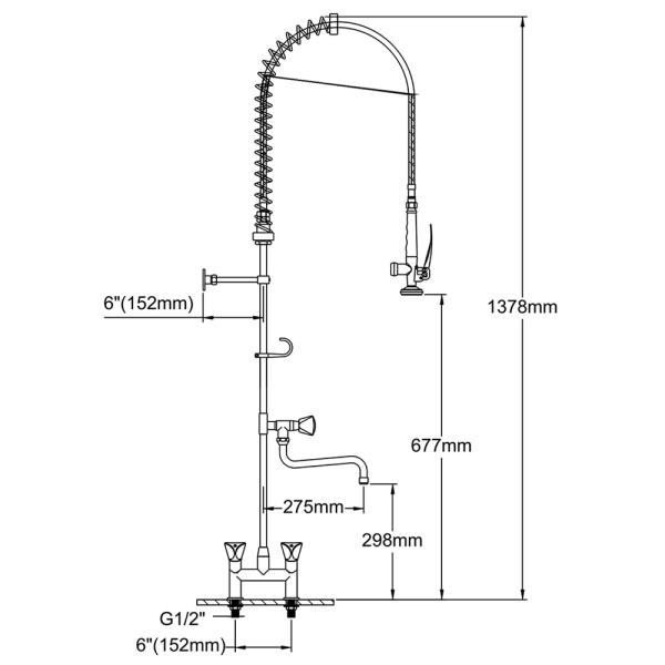 Pre-rinse Faucet