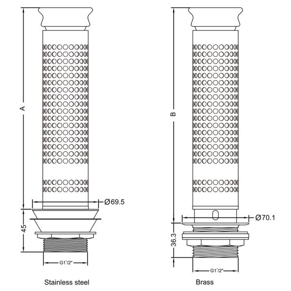 Faucet & Waste Drain For UK Market