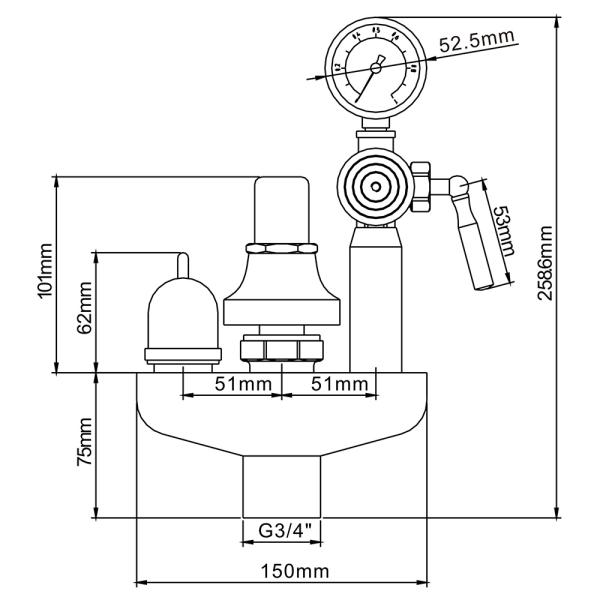 Steam Pressure Safety Valves And Drain Cocks