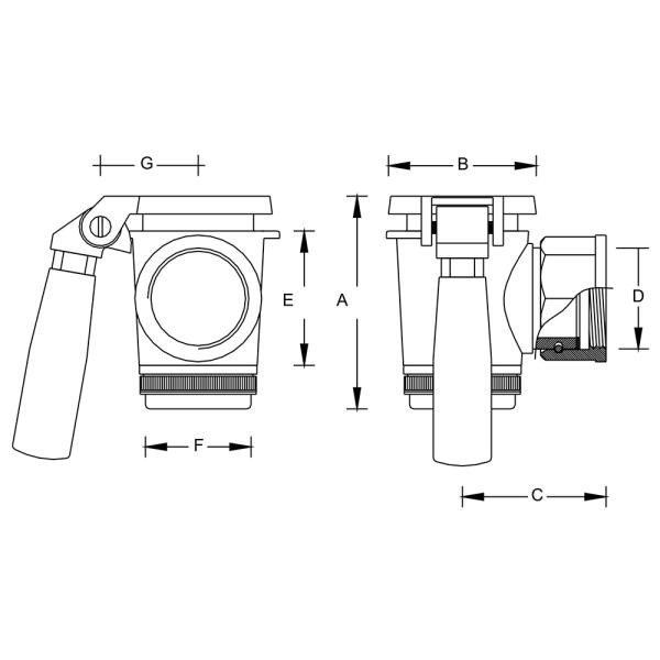 Food Grade Outlet Valve