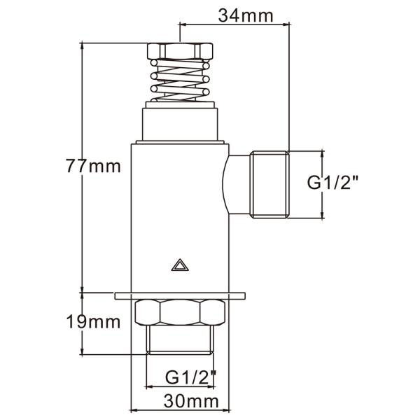 Push Tap And Mixing Valve