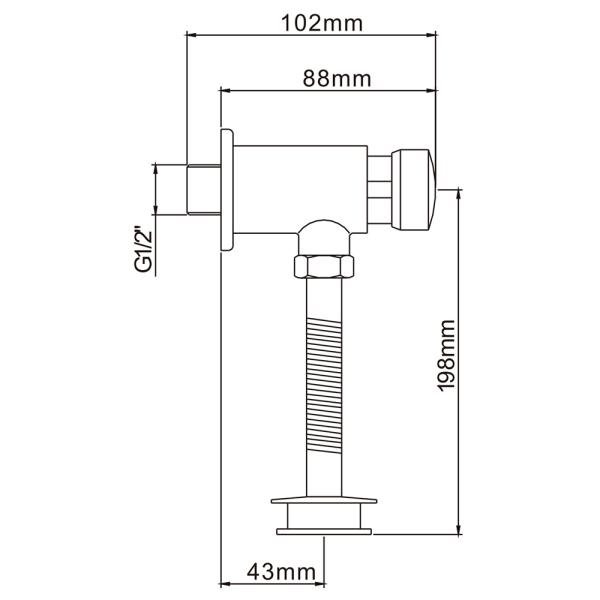 Push Tap And Mixing Valve