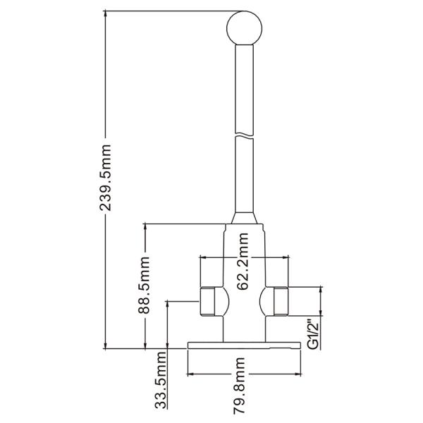 Push Tap And Mixing Valve