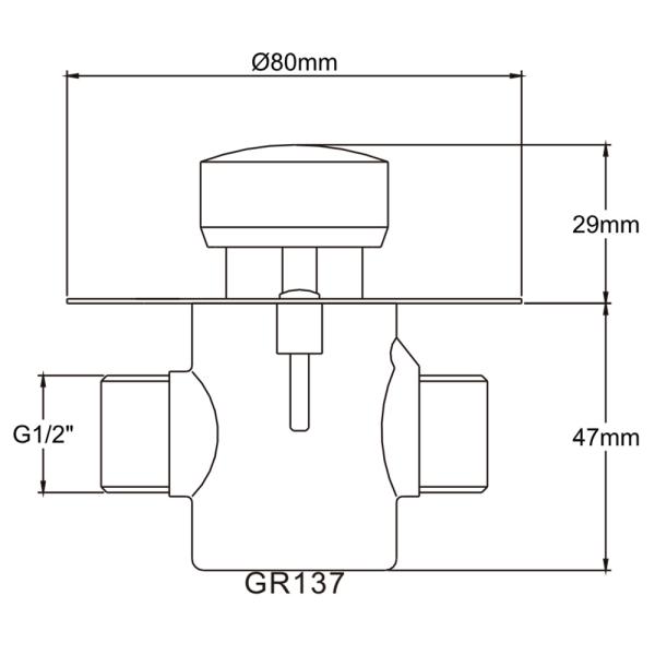 PUSH TAP AND MIXING VALVE