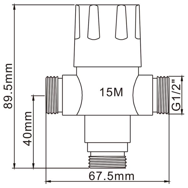 Push Tap And Mixing Valve