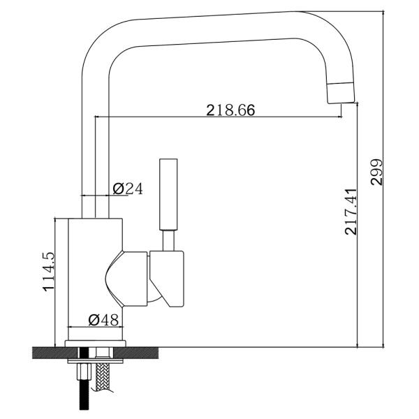 Stainless Steel Sink Faucet