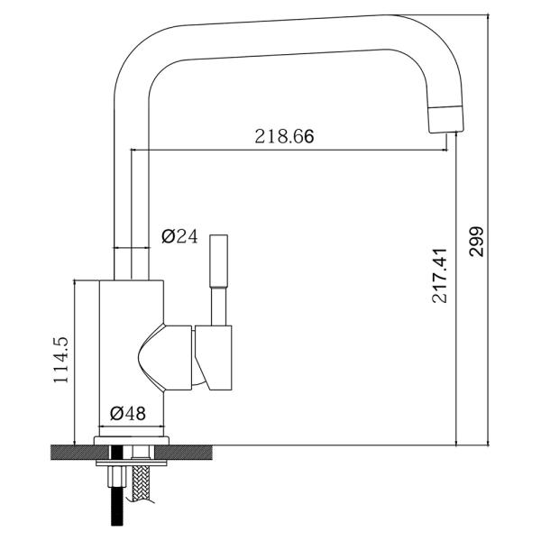 Stainless Steel Sink Faucet