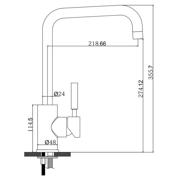 Stainless Steel Sink Faucet