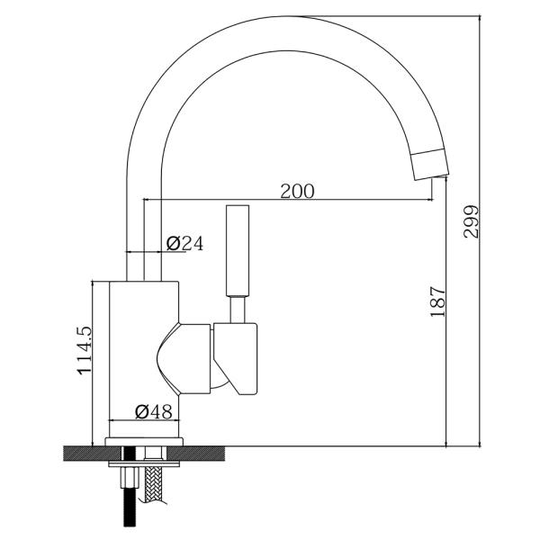 Stainless Steel Sink Faucet