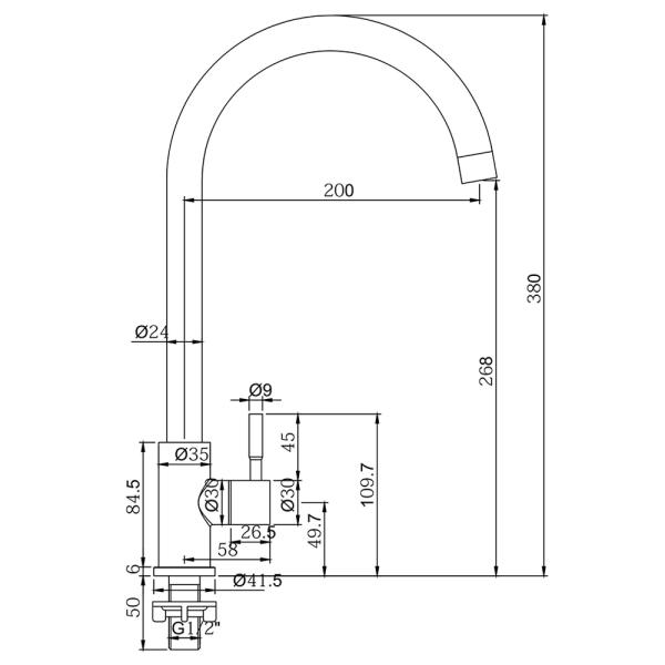 Stainless Steel Sink Faucet