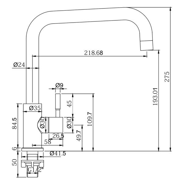 Stainless Steel Sink Faucet