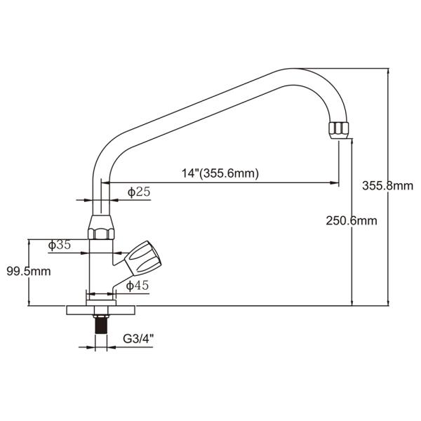 Europe Kitchen Faucet With Double Function Mini Sprinkler