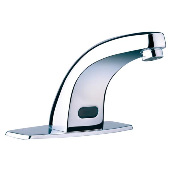 Single Hole Or Double Hole 4''(102mm)Deck-mounted Induction Faucet(dc Type)